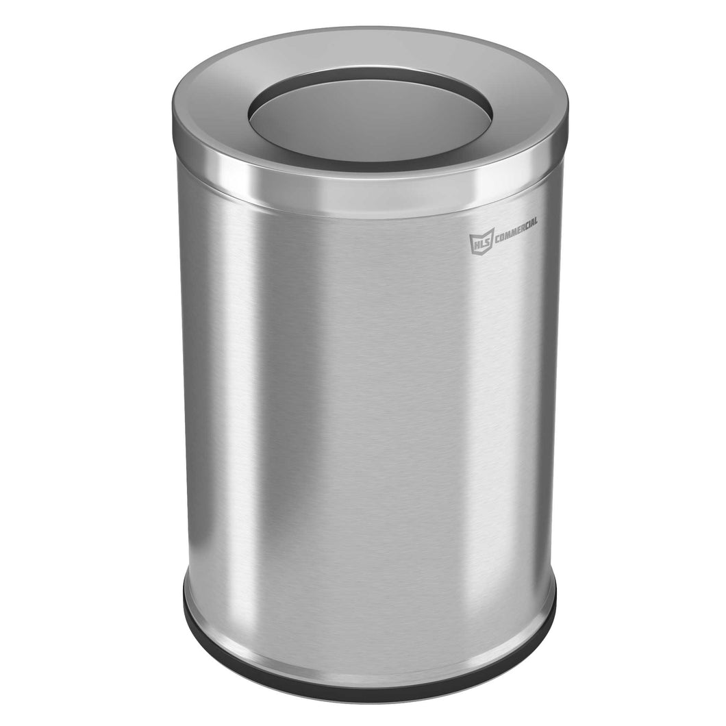 26 Gallon Stainless Steel Round Open Top Trash Can