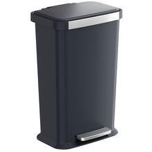 Load image into Gallery viewer, HLS Commercial 13.2 Gallon / 50 Liter Step Pedal Trash Can (Black Plastic)