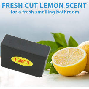 Fresh cut lemon scent for a fresh smelling bathroom