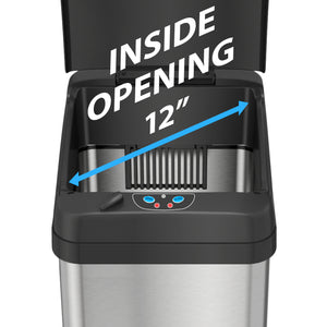 12" inside opening
