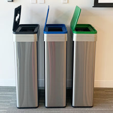 Load image into Gallery viewer, HLS21UOTTRIO Trash Recycle and Compost Bin Set