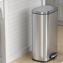 Load image into Gallery viewer, HLS Commercial 8 Gal Step Pedal Waste Receptacle in kitchen